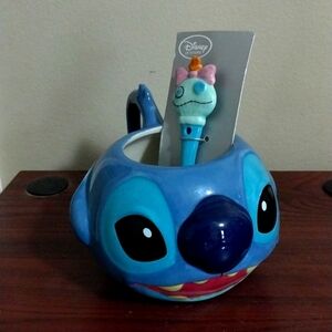 🌲Stitch cup and spoon